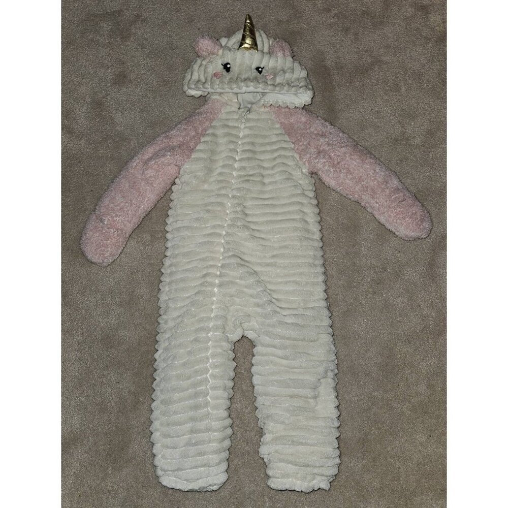 Koala Baby Unicorn Hooded Winter Snowsuit Fold Over Mittens Baby 18-24 Months